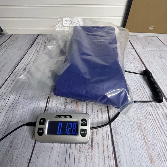 VTG 90s Ultra Dress 14 Linen Blend Fish Embroidered‎ Sleeveless Blue Nautical - Picture 16 of 16